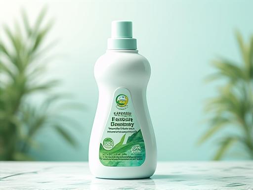Flacone di detergente enzimatico eco-compatibile.